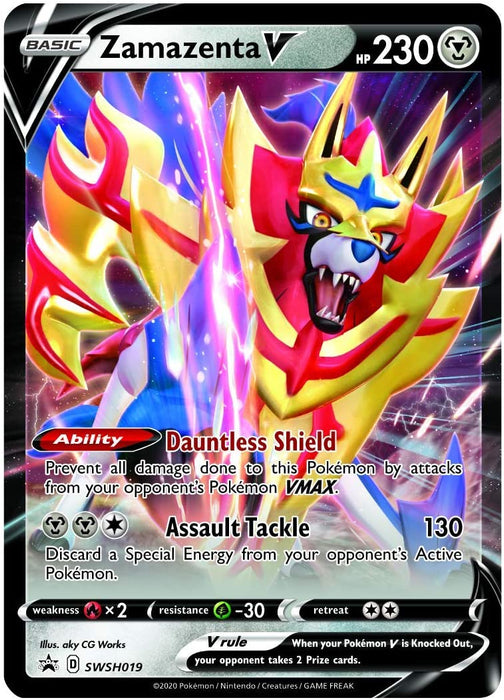 Pokémon TCG: Legends of Galar V Tin - Zamazenta V - Sweets 'n' Things