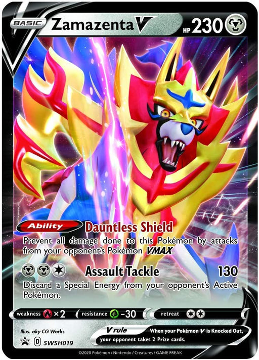 Pokémon TCG: Legends of Galar V Tin - Zamazenta V - Sweets 'n' Things