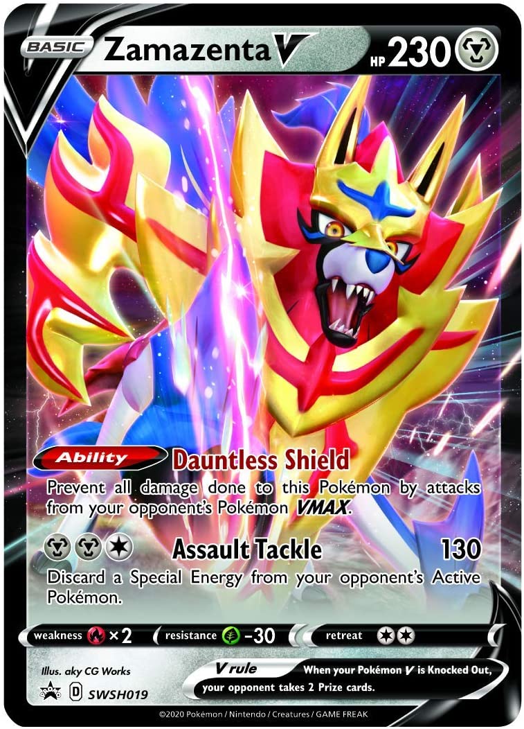 Pokémon TCG: Legends of Galar V Tins Zacian V and Zamazenta V - Sweets 'n' Things