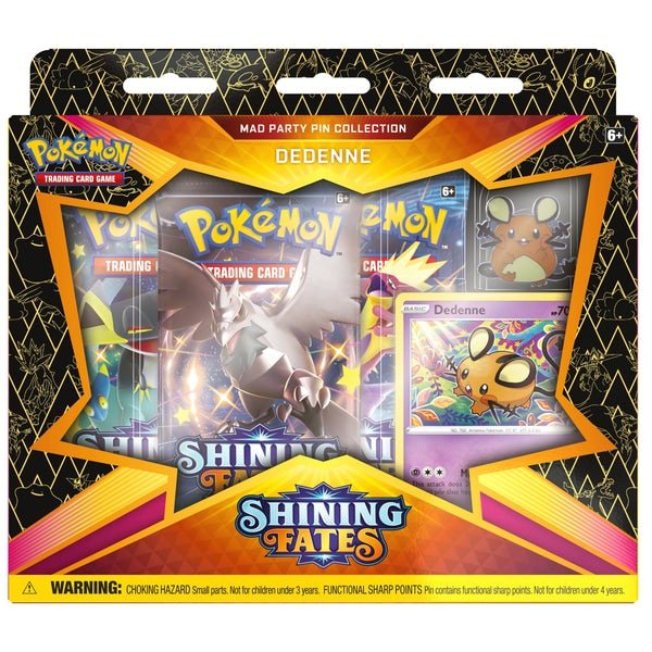 Pokémon TCG: Shining Fates Mad Party Pin Collection Dedenne - Sweets 'n' Things