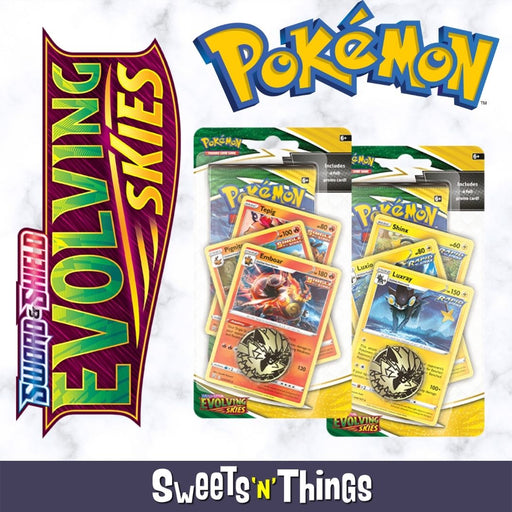 Pokémon TCG: Sword & Shield 7 Premium Checklane Blister Display x 2 - Sweets 'n' Things