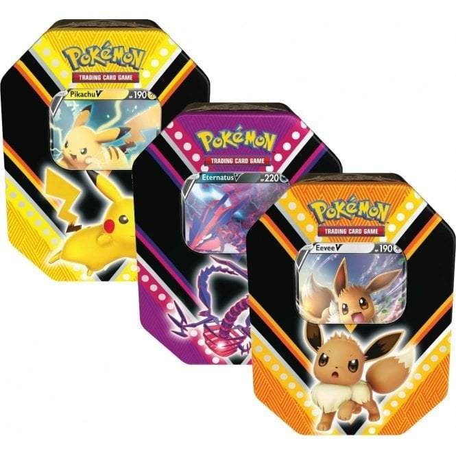 pokémon trading card game eternatus v powers tin Pokémon TCG: V Powers Tin