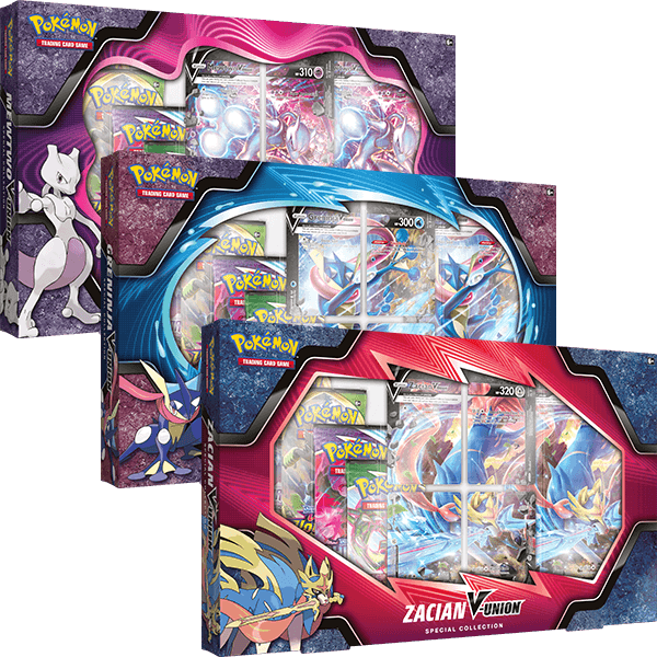 Pokémon TCG: V-Union Special Collection Mewtwo, Greninja & Zacian - Sweets 'n' Things