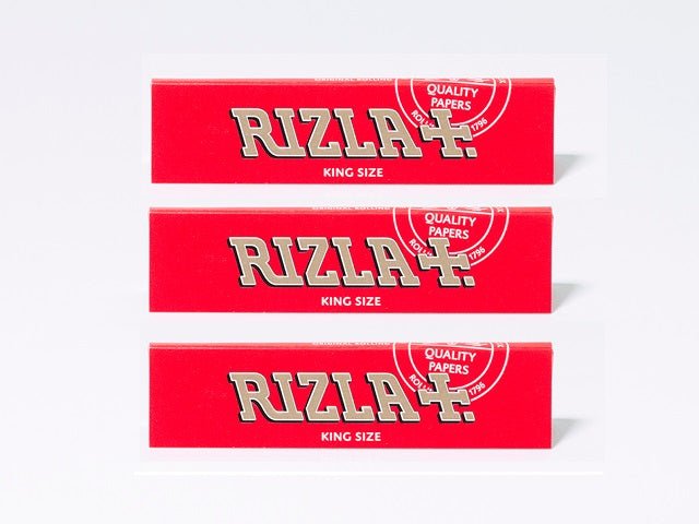Rizla King Size Red - 10 Booklets - Medium Thin Papers - Sweets 'n' Things