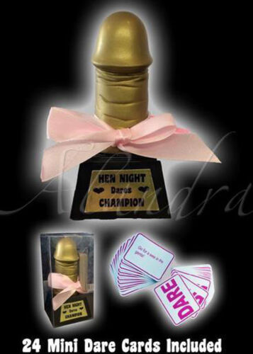 Hen Night Willy Award and Dare Cards