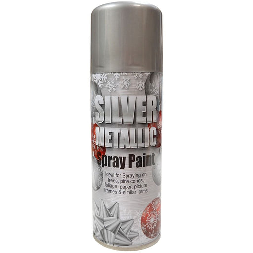 Silver Metallic Spray Paint 250ml - Sweets 'n' Things