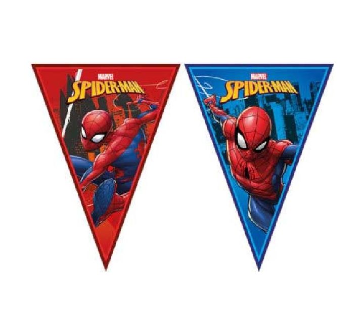 Spider-Man Marvel Party Triangle Flag Banner - Sweets 'n' Things