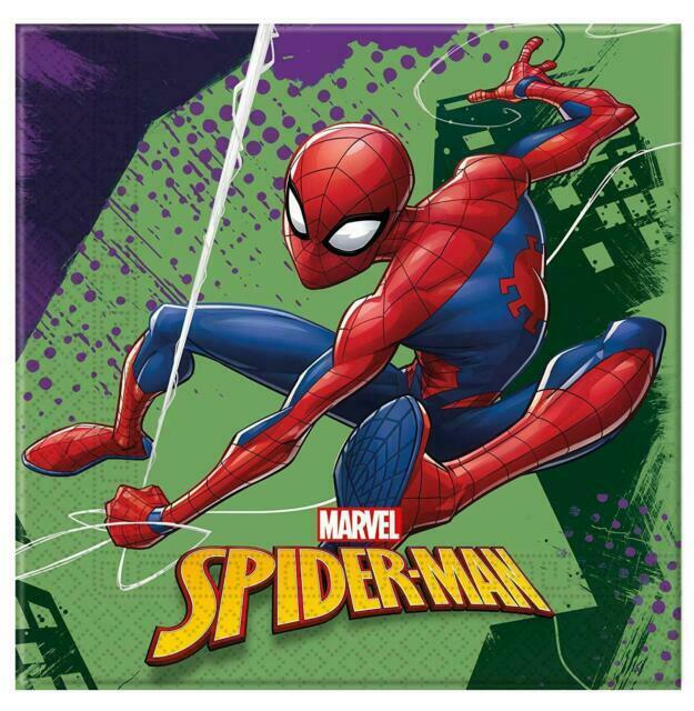 Spider-Man Party Lunch Napkins - Sweets 'n' Things