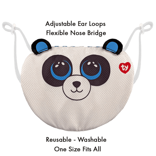TY Bamboo Panda Face Mask - One Size - Sweets 'n' Things