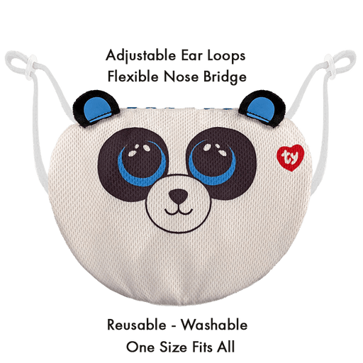 TY Bamboo Panda Face Mask - One Size - Sweets 'n' Things