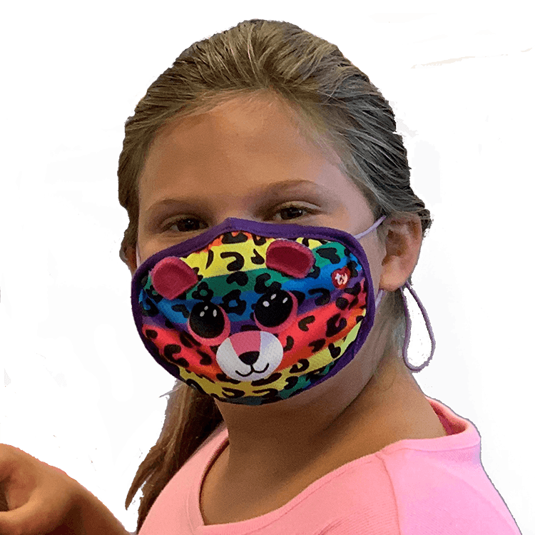 TY Dotty Multicolour Face Mask - One Size - Sweets 'n' Things