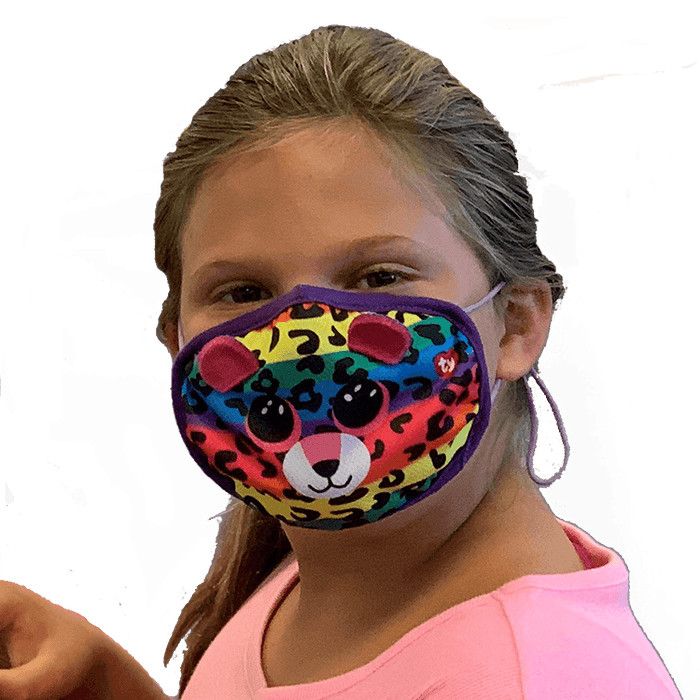 TY Dotty Multicolour Face Mask - One Size - Sweets 'n' Things