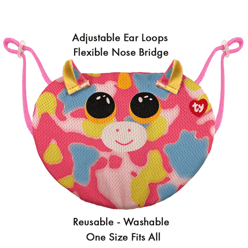 TY Fantasia Unicorn Face Mask - One Size - Sweets 'n' Things