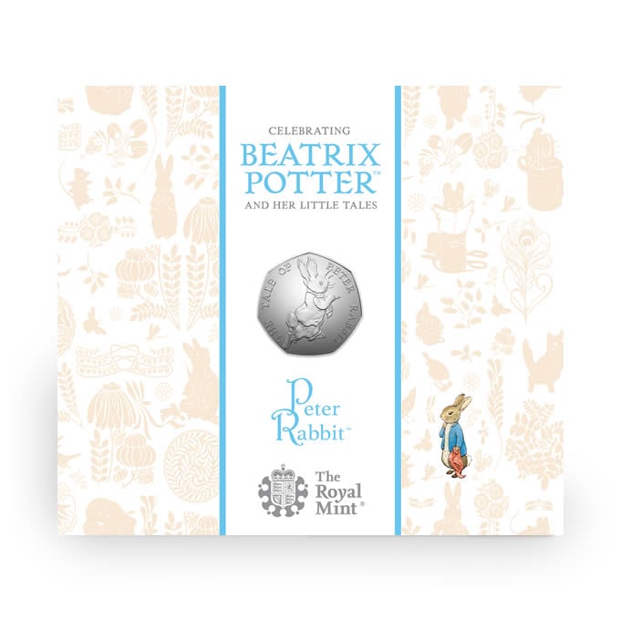 Peter Rabit 2017 UK 50p Brilliant Uncirculated Coin