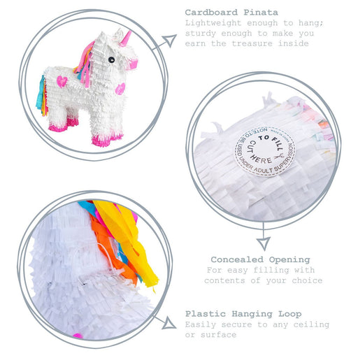 Unicorn Piñata - Pink Colour - Sweets 'n' Things