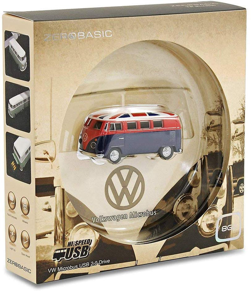 VW Union Jack Campervan 8GB USB Memory Stick - Sweets 'n' Things