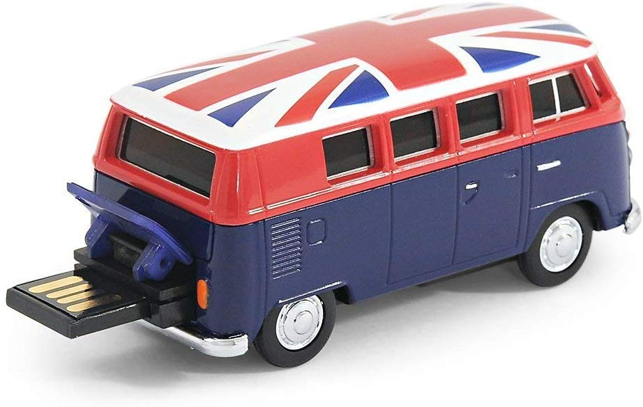 VW Union Jack Campervan 8GB USB Memory Stick - Sweets 'n' Things