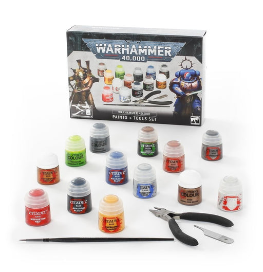 Warhammer 40K Paints + Tools Set - Sweets 'n' Things