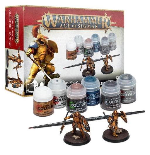 Warhammer Age of Sigmar Stormcast Eternals Vindictors + Paints Set - Sweets 'n' Things