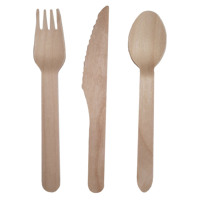 Wooden Cutlery 24 Pack - Sweets 'n' Things